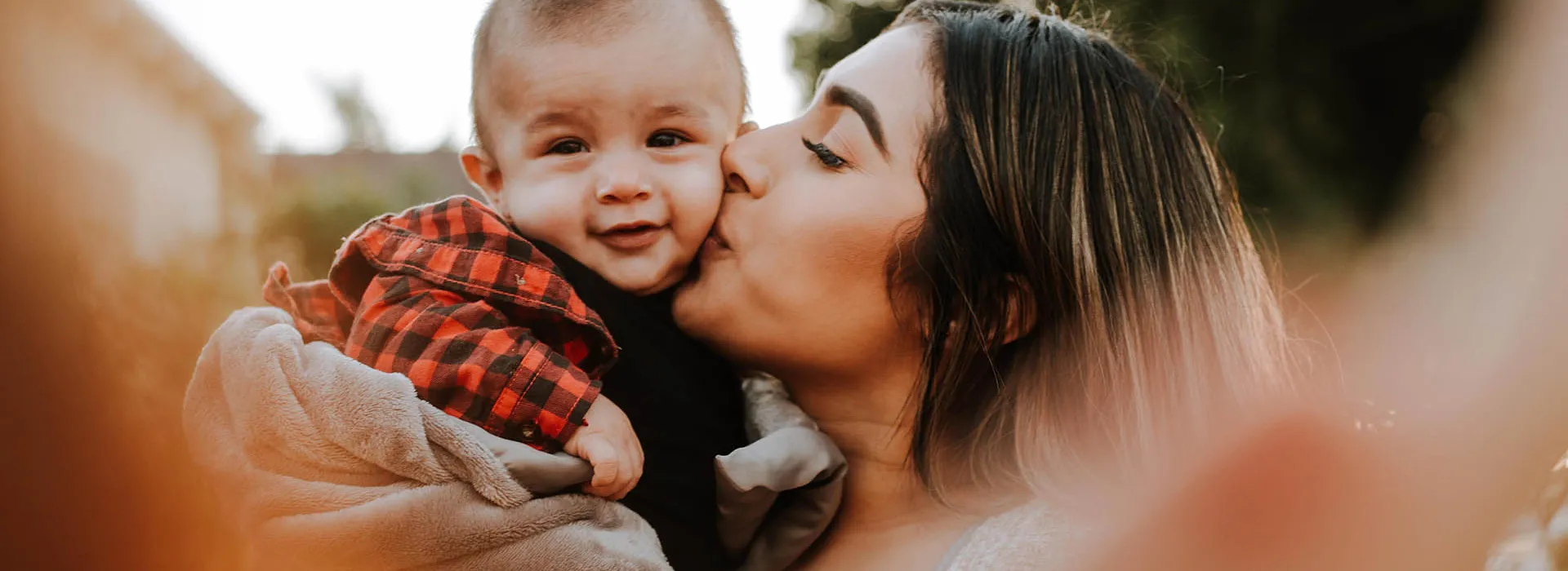 buiten moeder kust baby