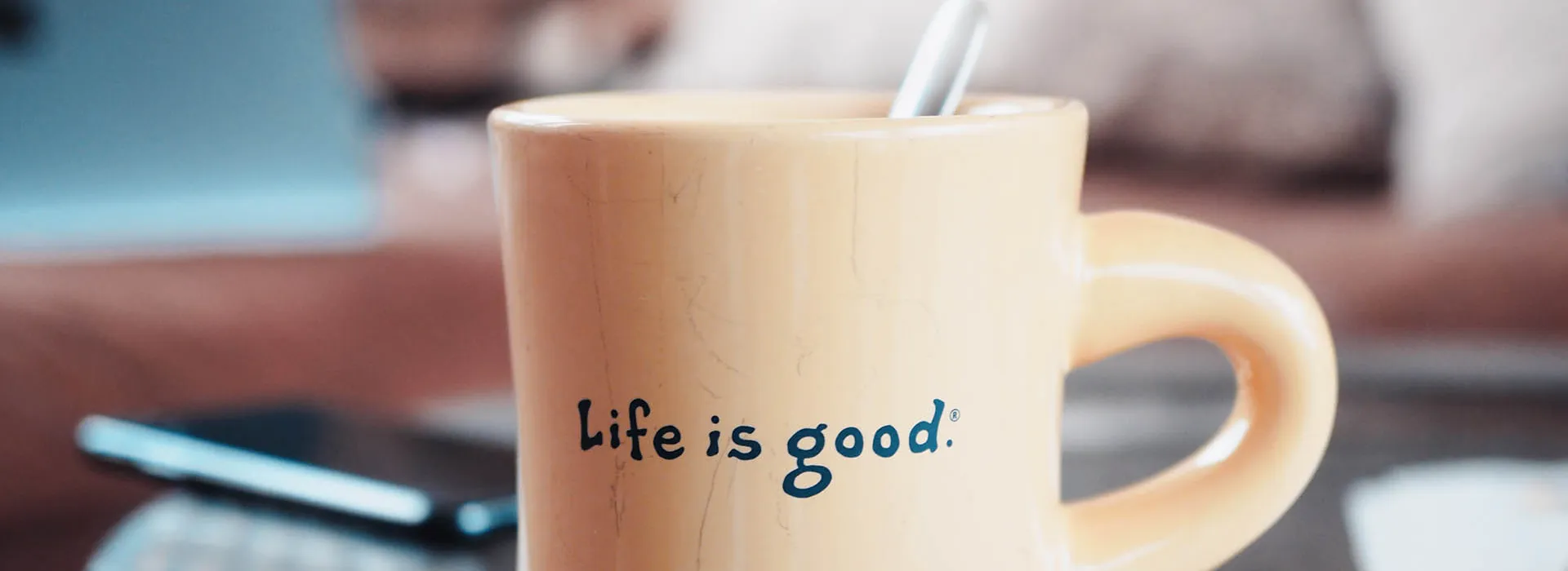 life is good mug coffee table 